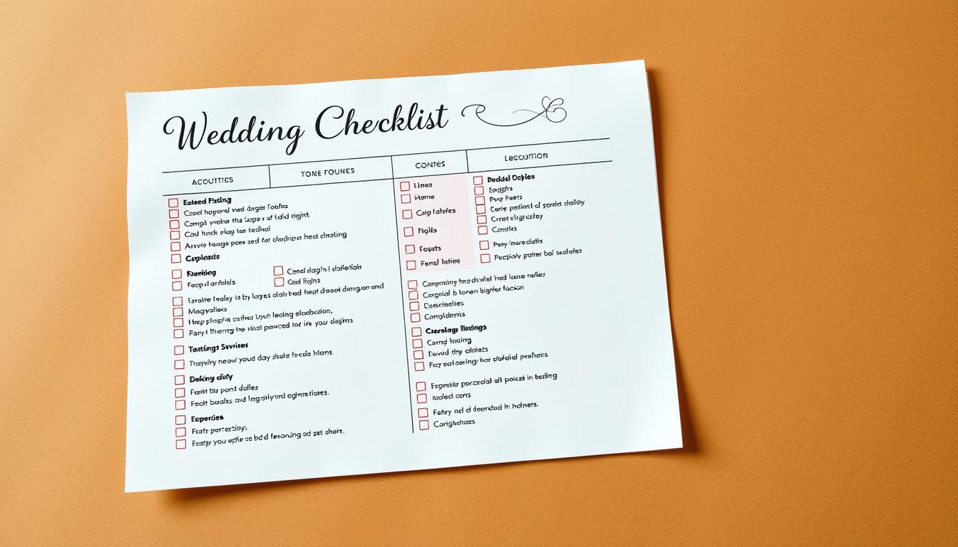 Checklist de Casamento: Tudo o que Você Precisa para o Grande Dia